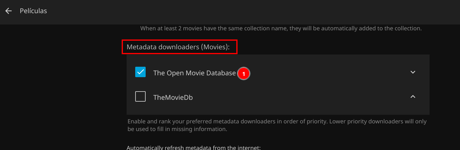 select imbd open movie database